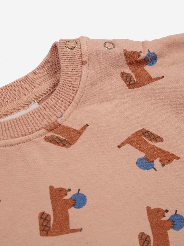 Bobo Choses Baby Hungry Squirrel all over sweatshirt