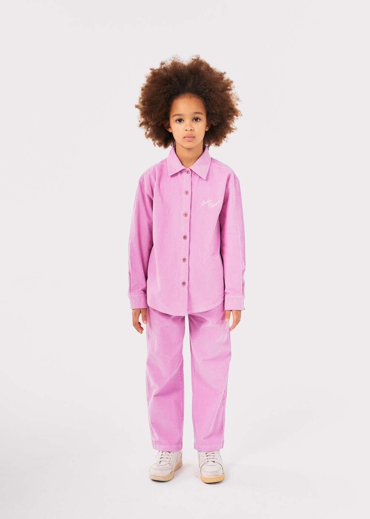 Bobo Choses Bobo Choses embroidery corduroy shirt