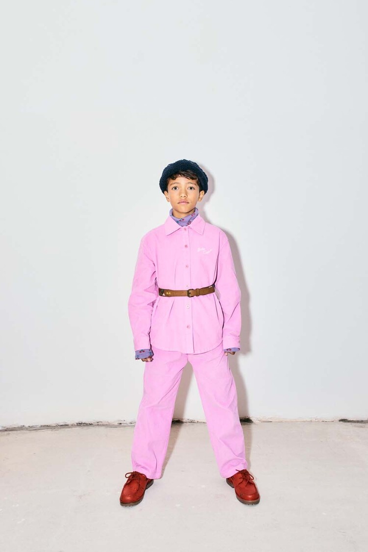 Bobo Choses Bobo Choses embroidery corduroy shirt