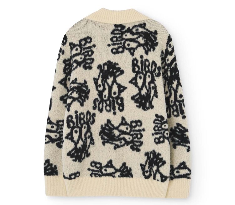 The Animal Observatory Raven Polo Sweater - Soft Yellow