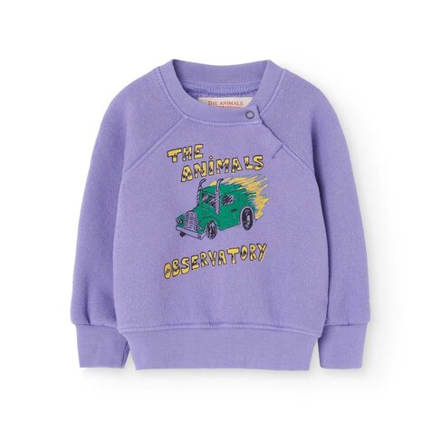 The Animal Observatory Jackal Baby Sweatshirt - Purple