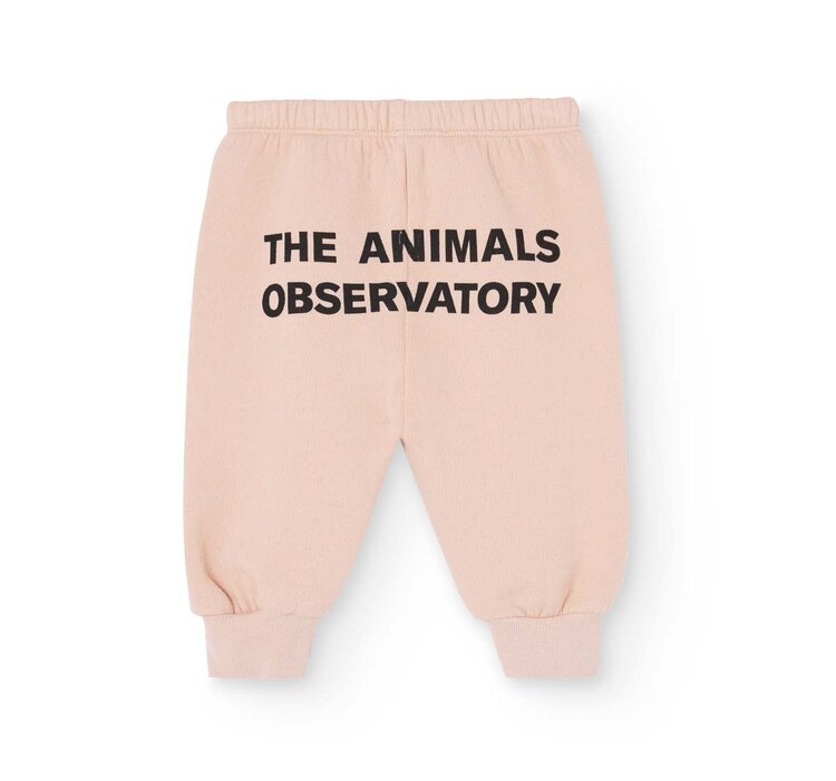 The Animal Observatory Sloth Baby Pant - Rose