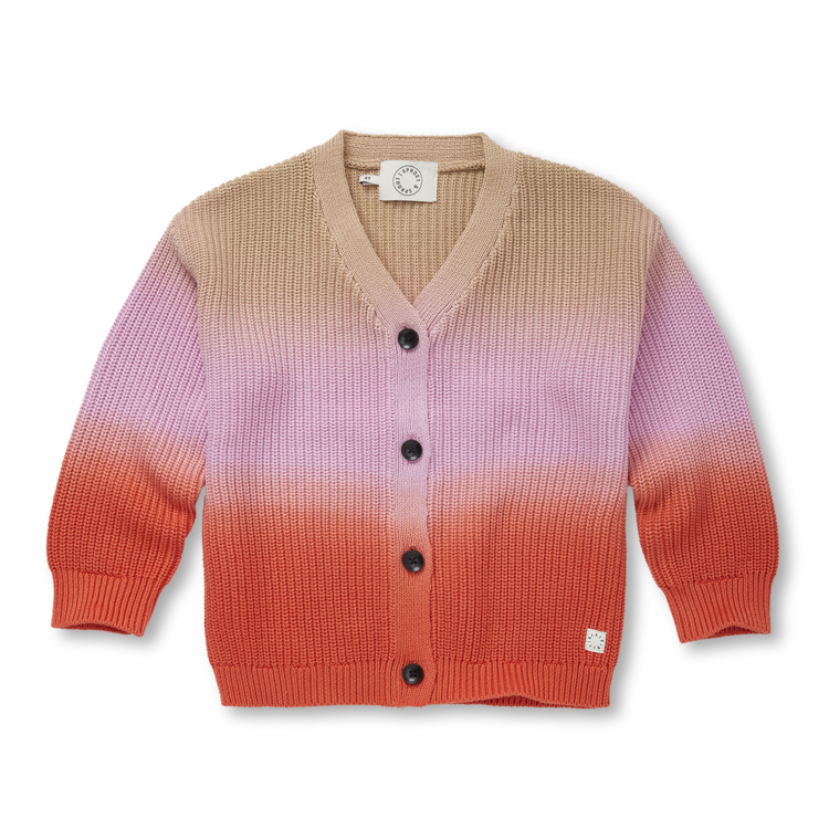 Sproet & Sprout Cardigan Rainbow Dye