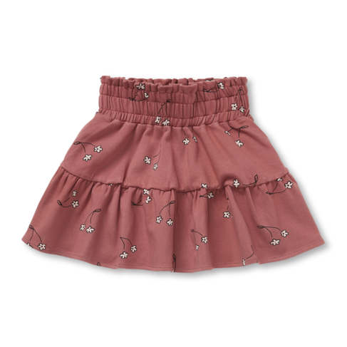 Sproet & Sprout Smock Skirt Cherry Flower Print