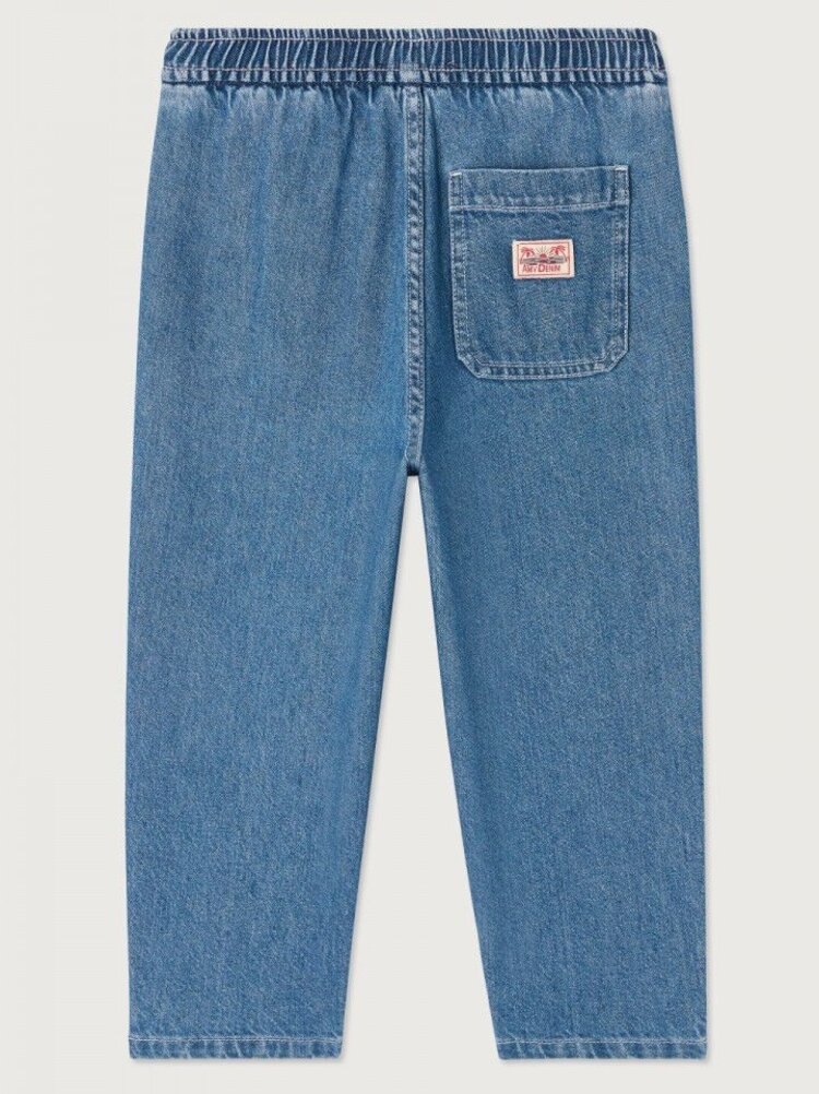 American Vintage Trousers Globay - Medium Blue