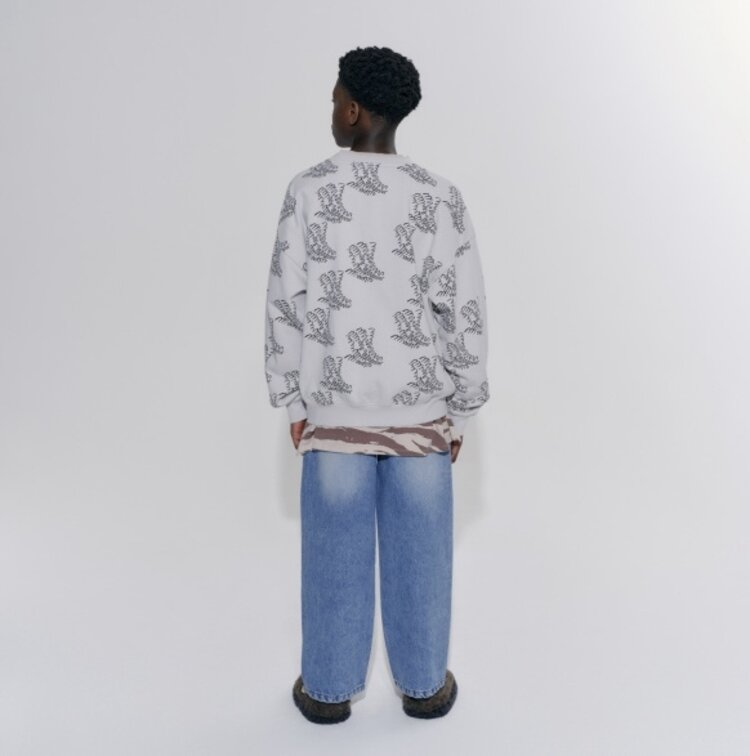 Main Story UK Bubble Sweatshirt -  Wind Chime Printed Fleece