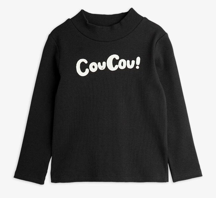 Mini Rodini CouCou sp ls Tee - Black