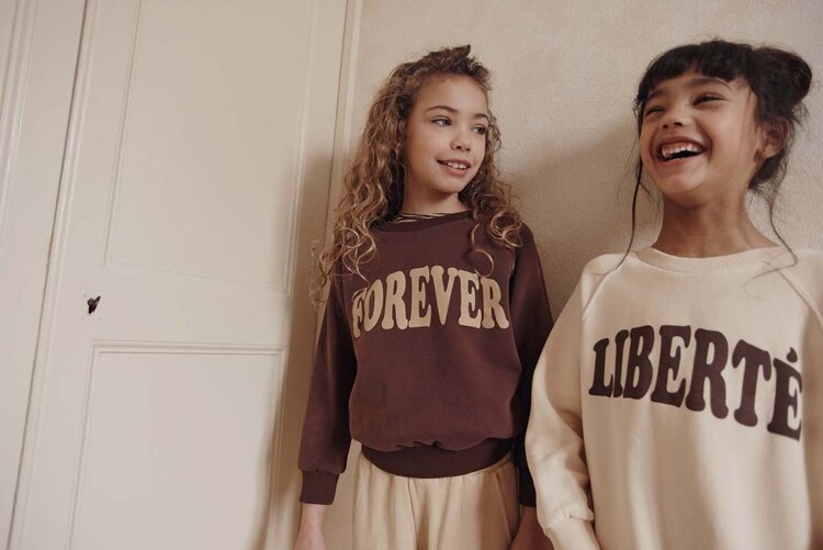 Emile et Ida Sweat Shirt Liberte - Brioche