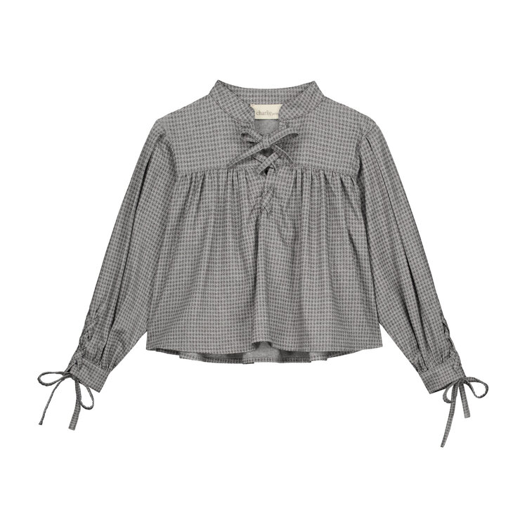 Charlie Petite Joy Blouse - Grey