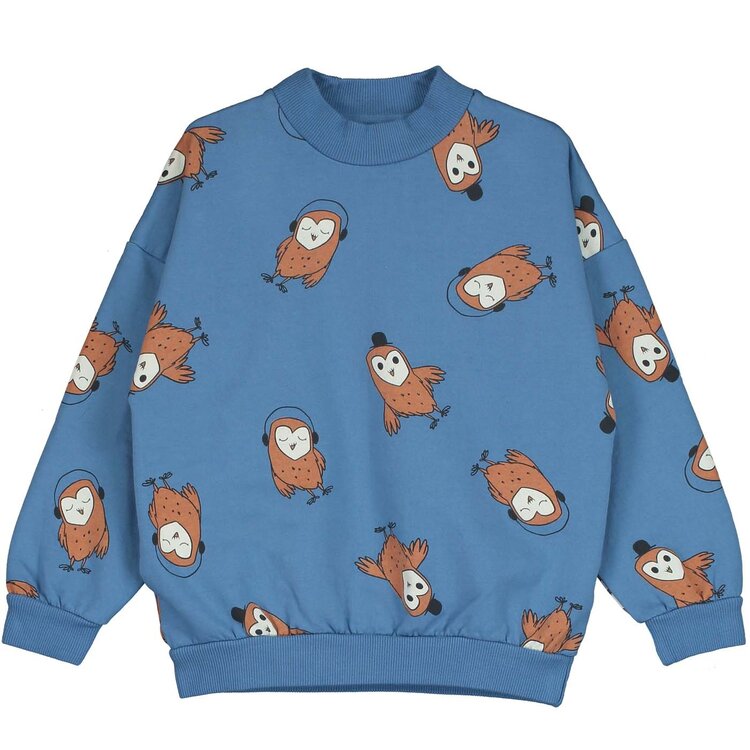 Lotiekids Owls Sweatshirt - Blue