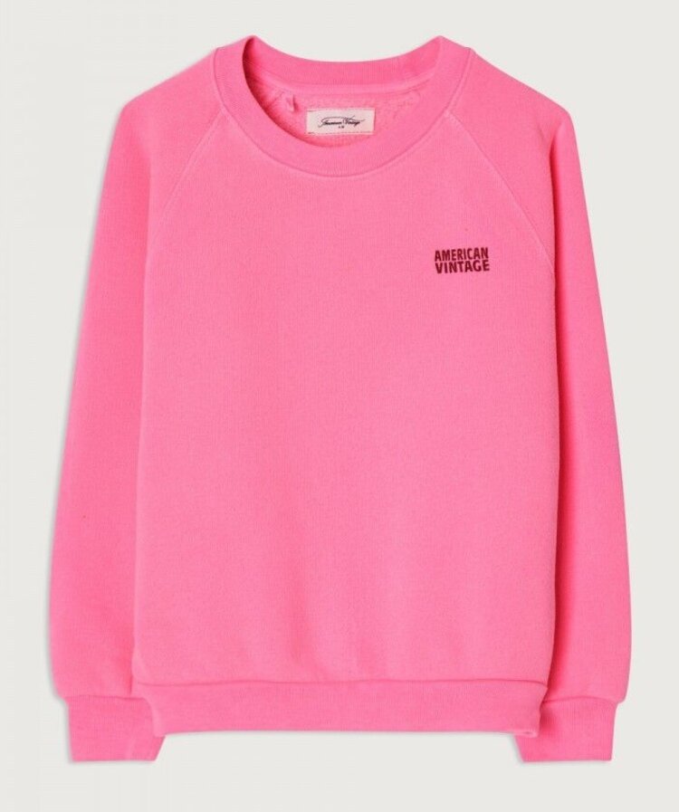 American Vintage IZUBIRD Sweater - Rose Fluo