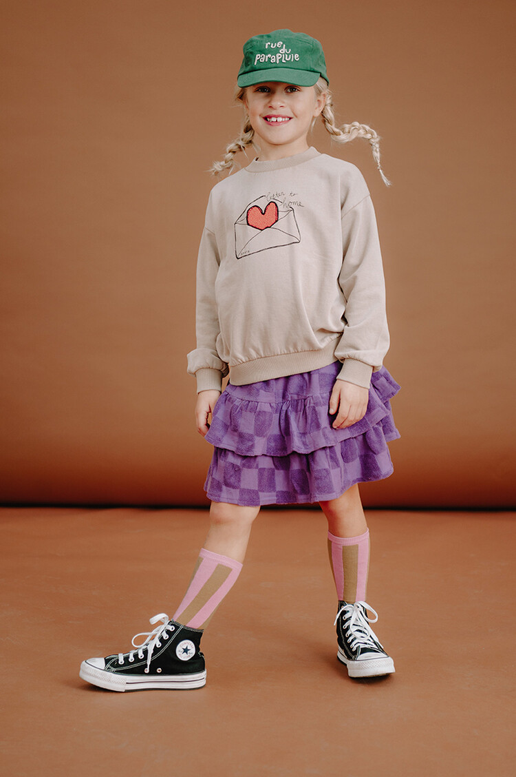 Sproet & Sprout Sweatshirt Letter To Home - Praline