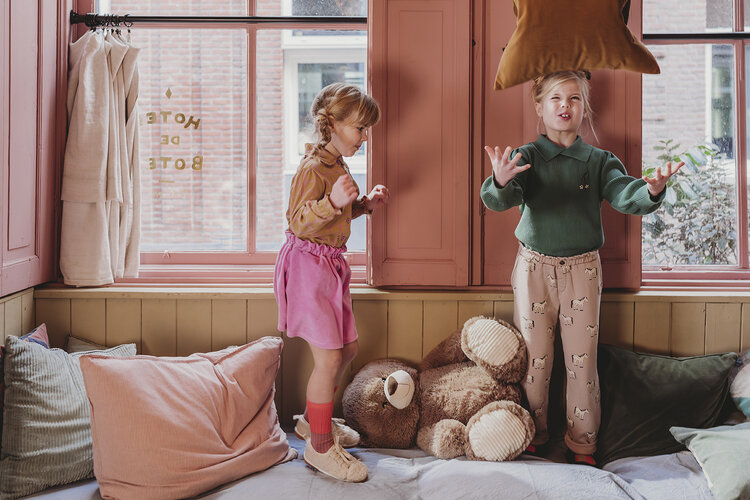 Sproet & Sprout Check Blouse - Light Mustard