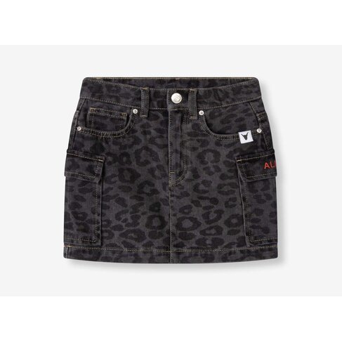 ALIX Animal Denim Skirt