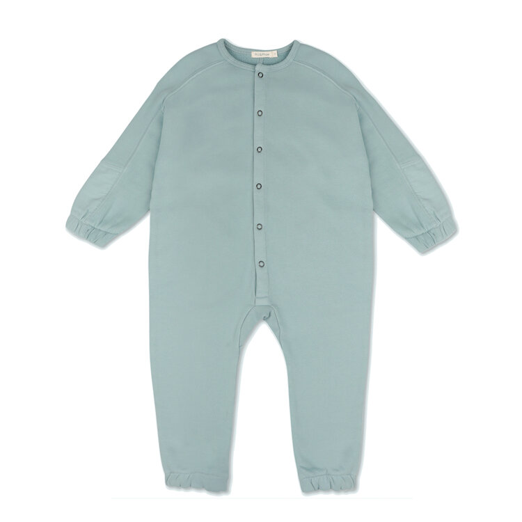 Phil & Phae Chunky fabric-mix jumpsuit - stormy