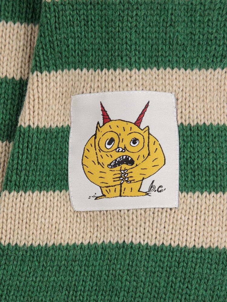 Bobo Choses Charming Monster Label Cardigan