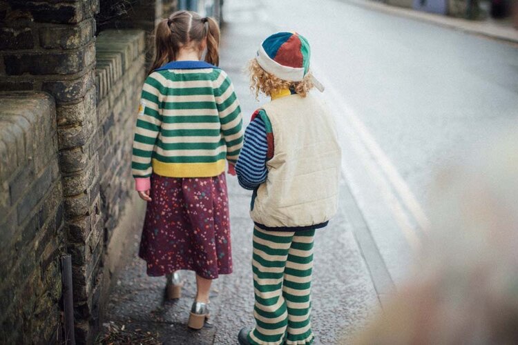 Bobo Choses Charming Monster Label Cardigan