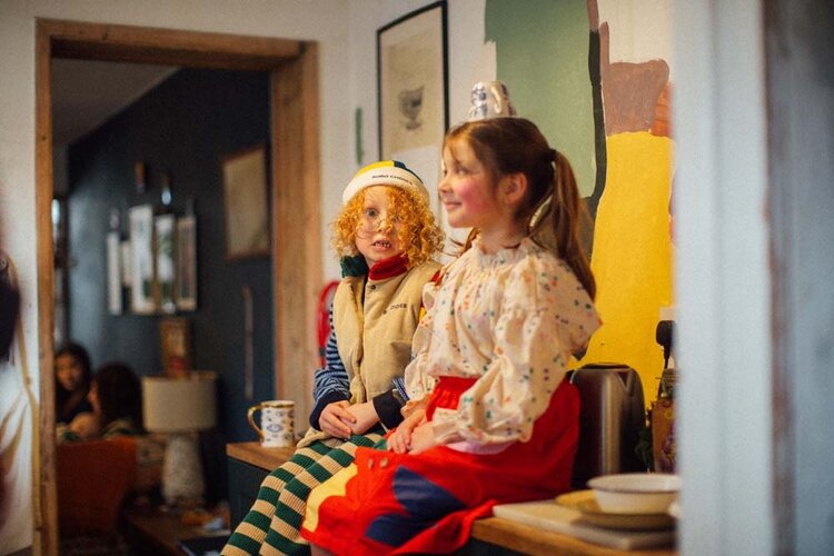 Bobo Choses Sparkles All Over Woven Blouse