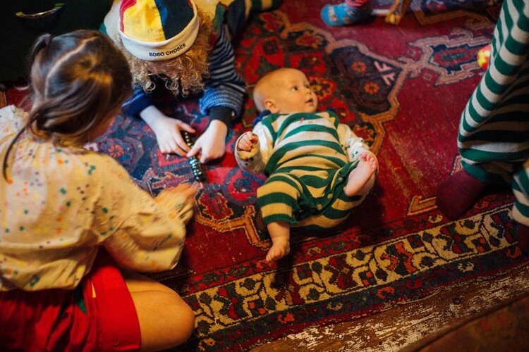 Bobo Choses Baby BC Stripes Knitted Overall