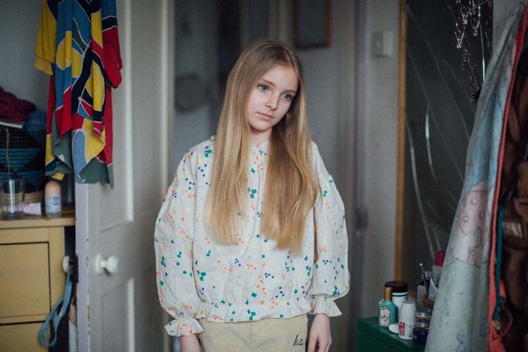 Bobo Choses Sparkles All Over Woven Blouse