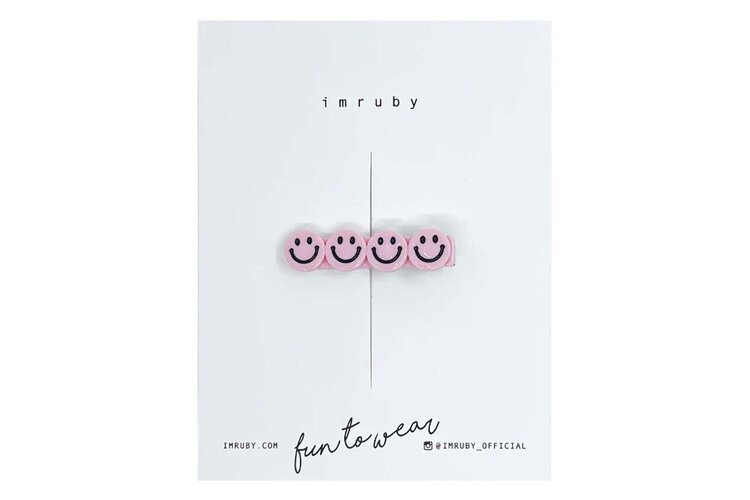 Imruby - haar accessoires ELLE smiley clip