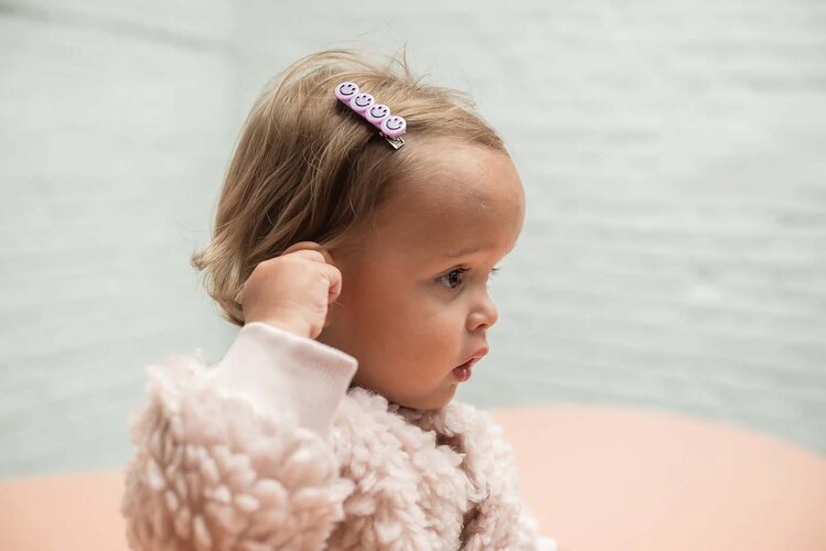 Imruby - haar accessoires ALICE smiley clip