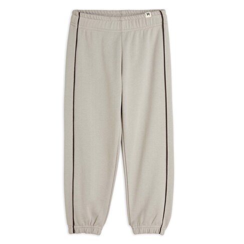 Mini Rodini Plain Piping Sweatpants - Grey