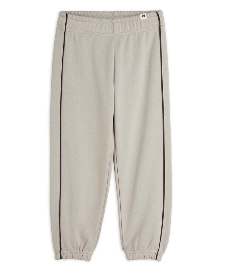 Mini Rodini Plain Piping Sweatpants - Grey