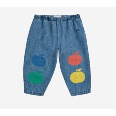 Bobo Choses Baby Poma Multicolor Denim Pants