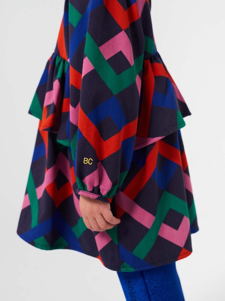 Bobo Choses Multicolor Garland woven dress