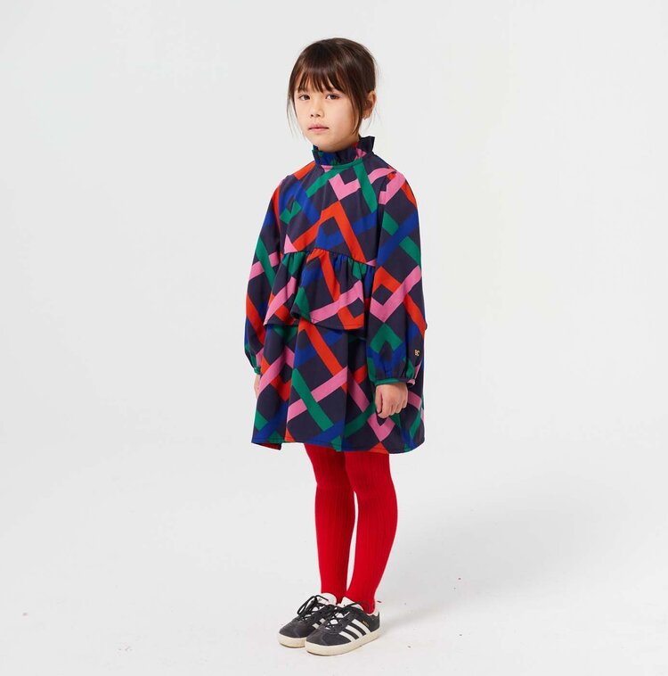 Bobo Choses Multicolor Garland woven dress