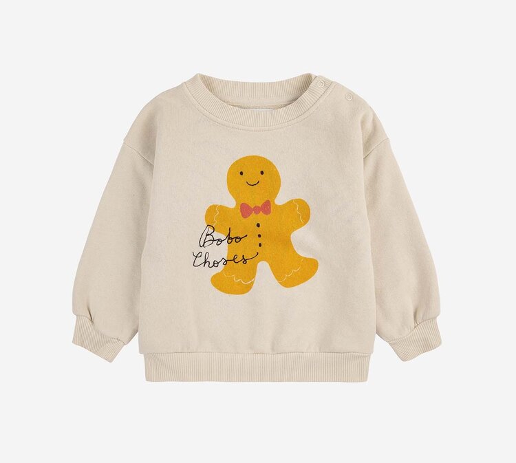 Bobo Choses Baby Gingerbread Sweatshirt