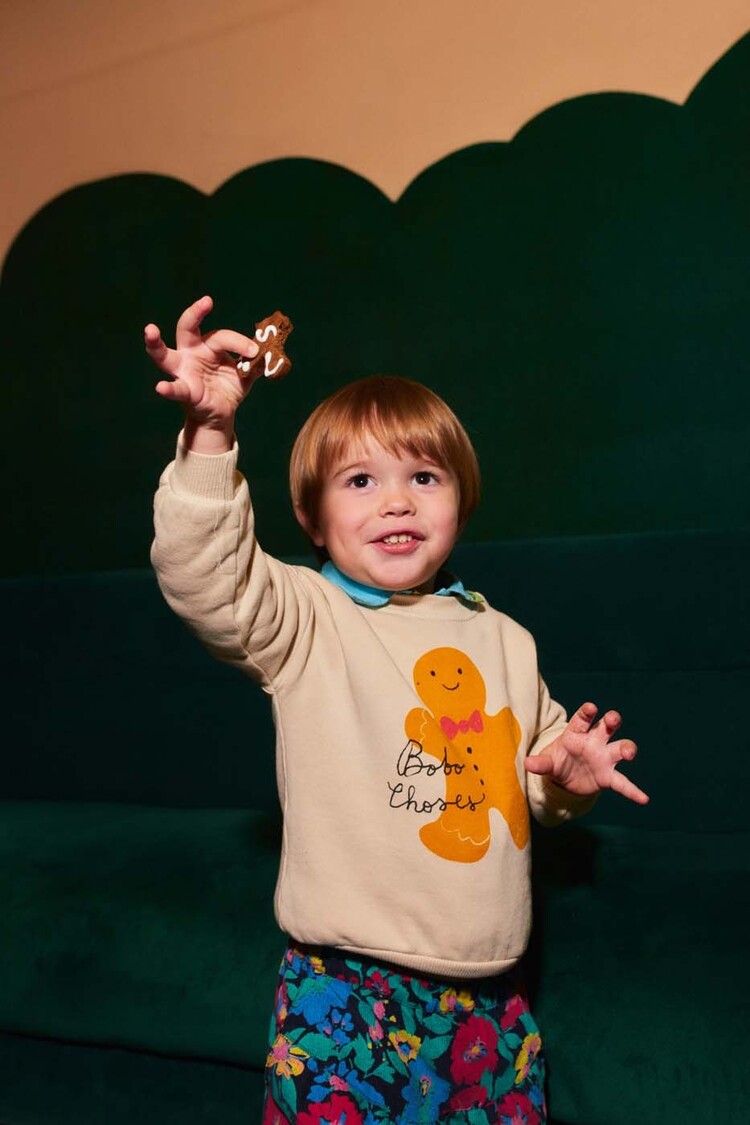 Bobo Choses Baby Gingerbread Sweatshirt