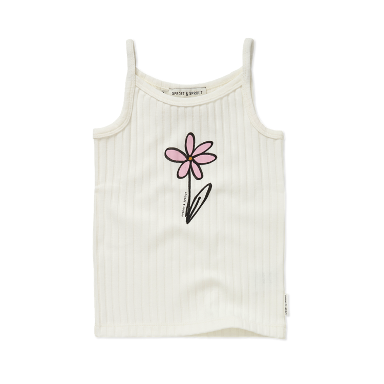 Sproet & Sprout Singlet Girls Daisy - Off White