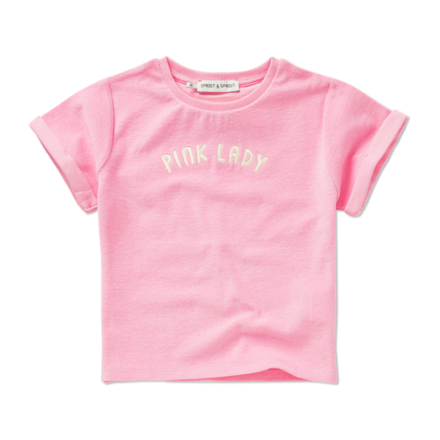Sproet & Sprout Terry T-shirt Pink Lady - Summer Sorbet