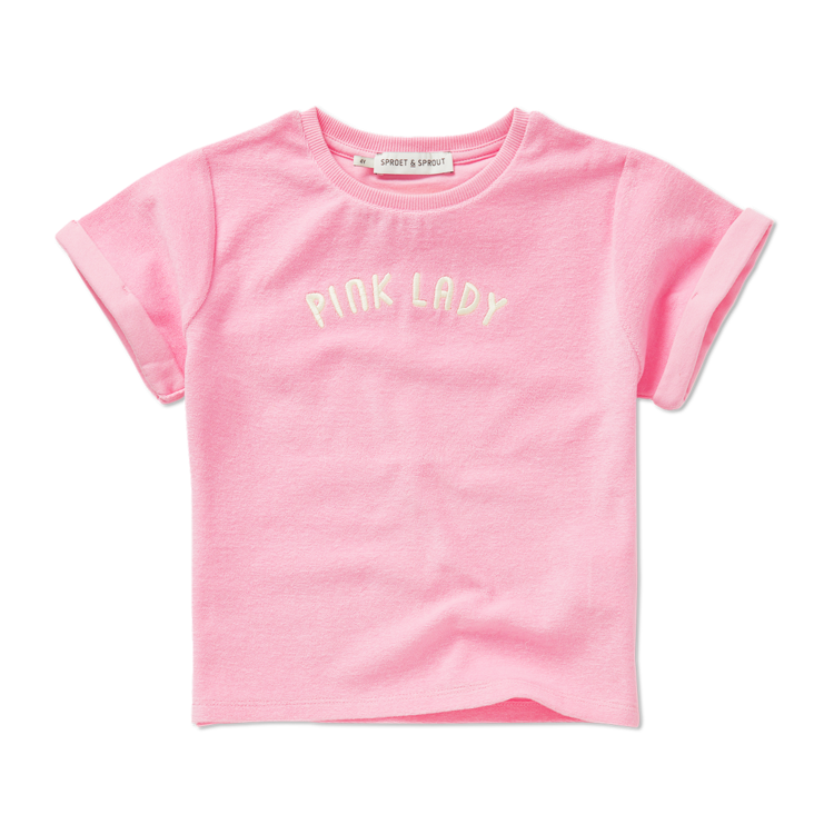 Sproet & Sprout Terry T-shirt Pink Lady - Summer Sorbet