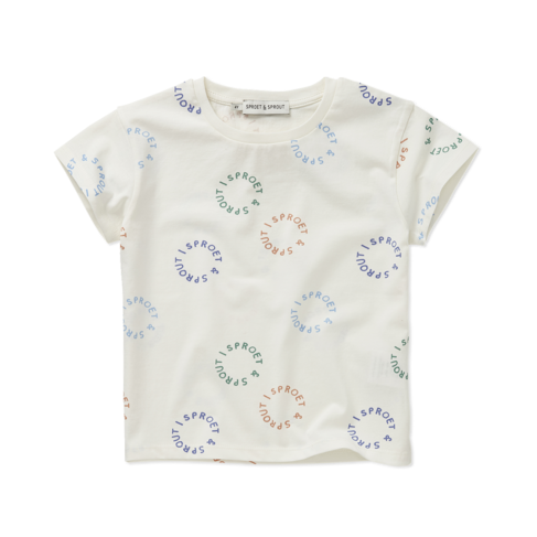 Sproet & Sprout T-shirt Sproet Print - Off White
