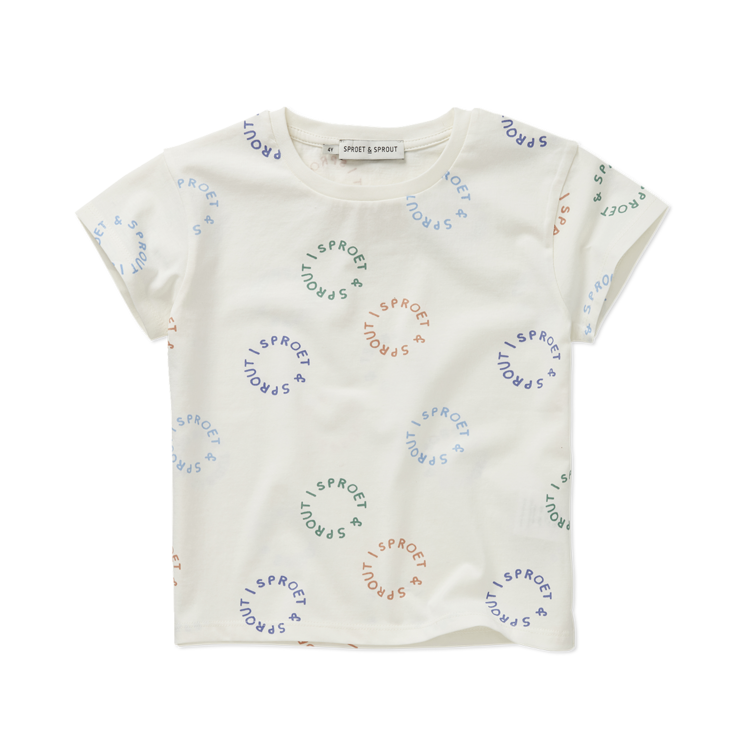 Sproet & Sprout T-shirt Sproet Print - Off White