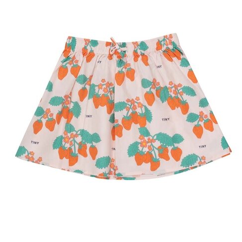 Tinycottons Strawberries Skirt - Pastel Pink