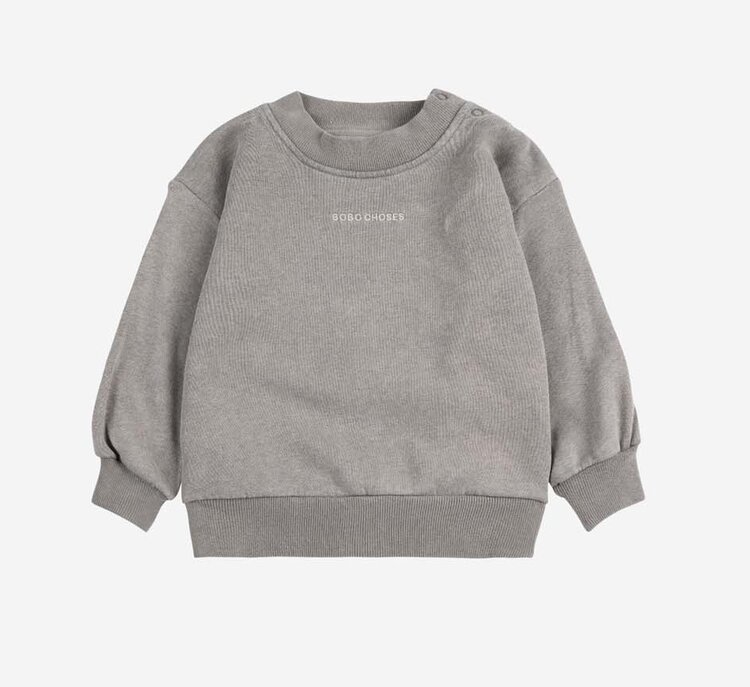 Bobo Choses Baby Poma Grey Sweatshirt