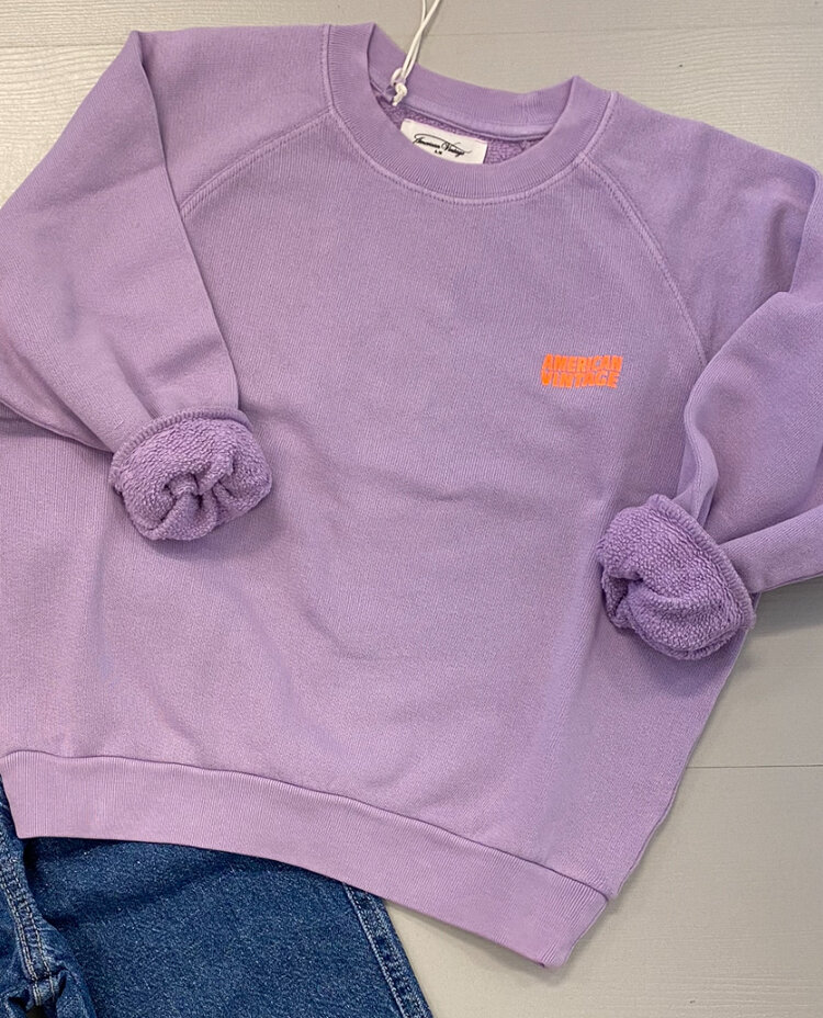 American Vintage IZUBIRD Sweater - Parme Vintage