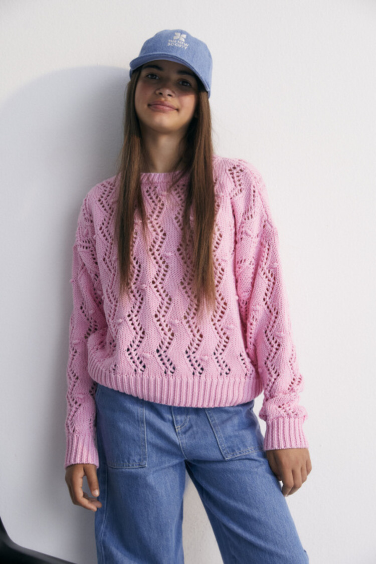 The New Society Jumper Sifnos - Hibiscus