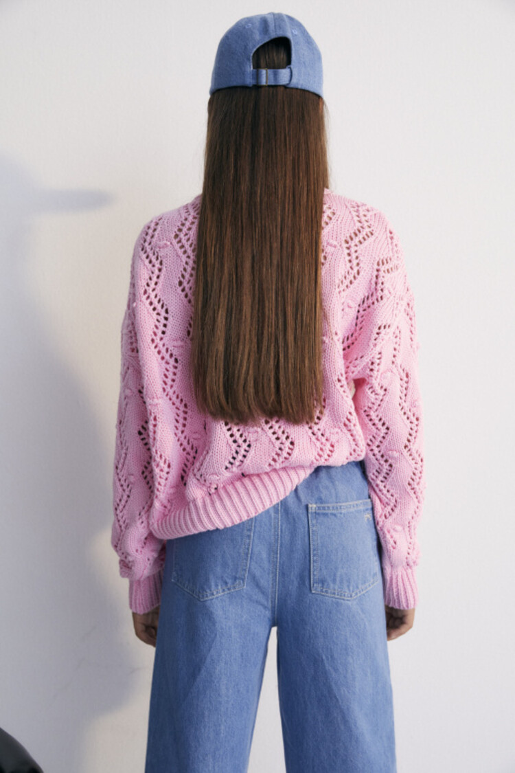 The New Society Jumper Sifnos - Hibiscus