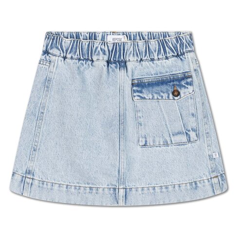 REPOSE AMS Pocket Skirt - Light Blue