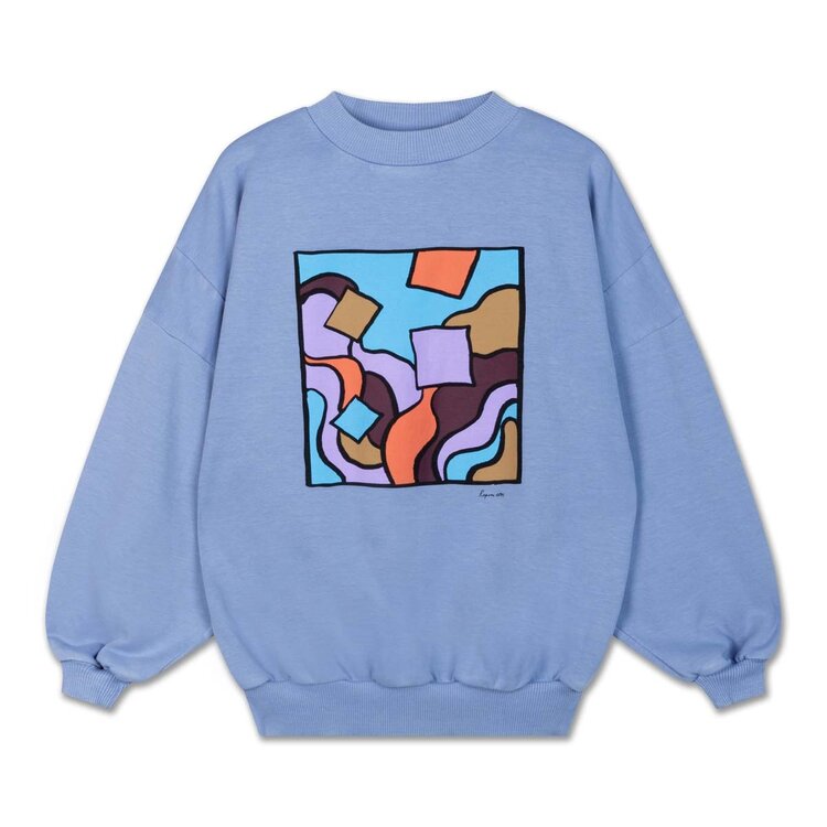 REPOSE AMS Crewneck Sweater - Silver Lavender Blue