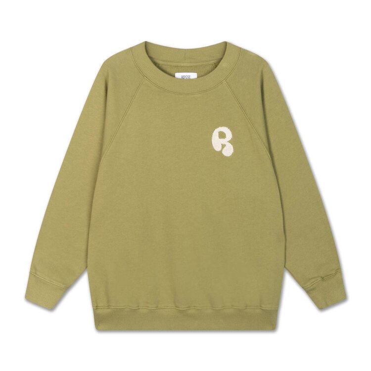 REPOSE AMS Raglan Sweater - Green Moss