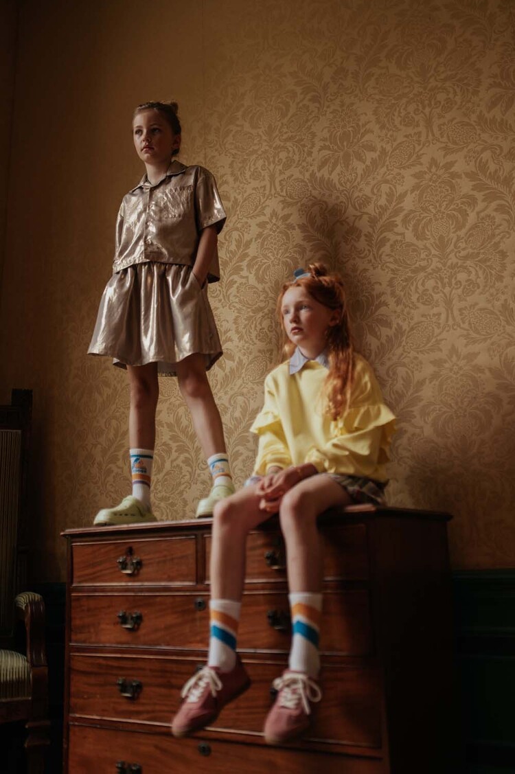 REPOSE AMS Cropped Shirt - Shimmer of Gold