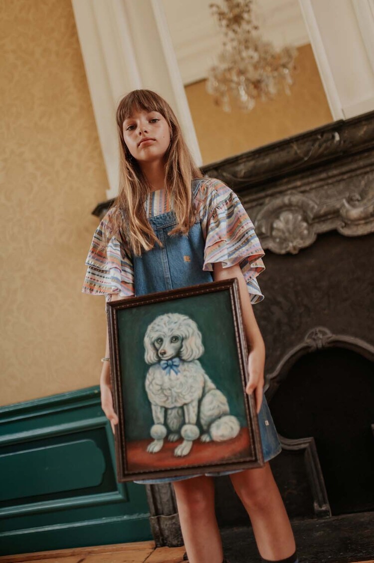 REPOSE AMS Drip Top - Multi Stripe