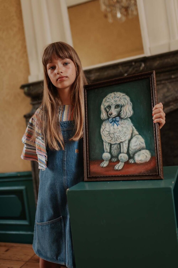 REPOSE AMS Drip Top - Multi Stripe