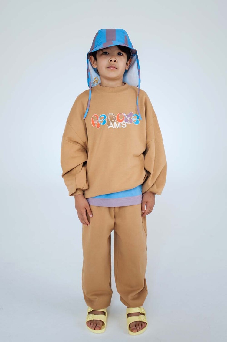 REPOSE AMS Crewneck Sweater - Powder